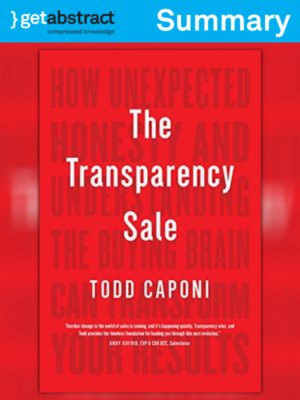 cover image of The Transparency Sale (Summary)